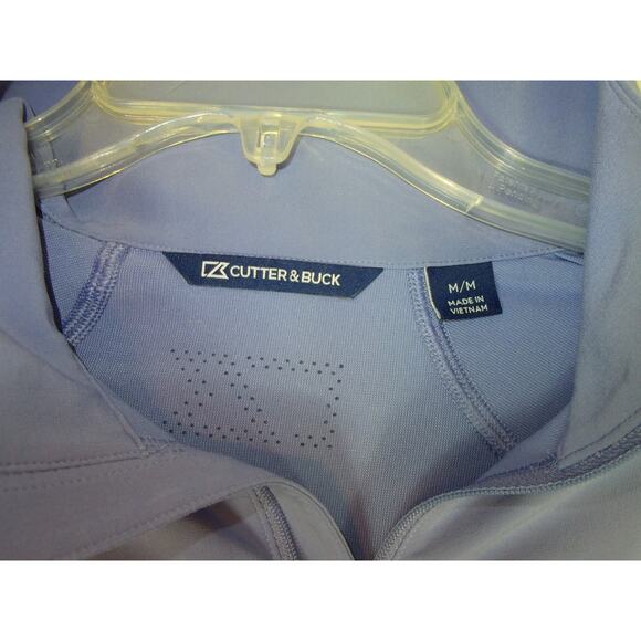 Cutter & Buck Women M Contour Mock Neck 1/4 Zip Polo Shirt Dry Tec 50UPF+ Golf - Picture 3 of 9